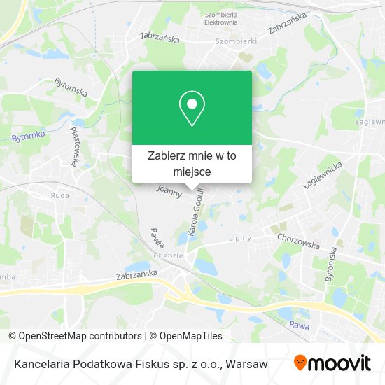 Mapa Kancelaria Podatkowa Fiskus sp. z o.o.