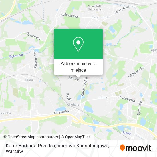 Mapa Kuter Barbara. Przedsiębiorstwo Konsultingowe