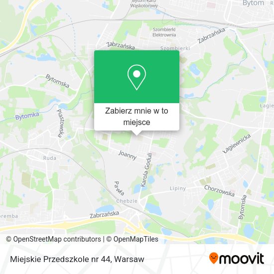 Mapa Miejskie Przedszkole nr 44