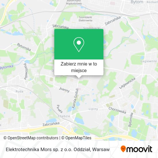 Mapa Elektrotechnika Mors sp. z o.o. Oddział