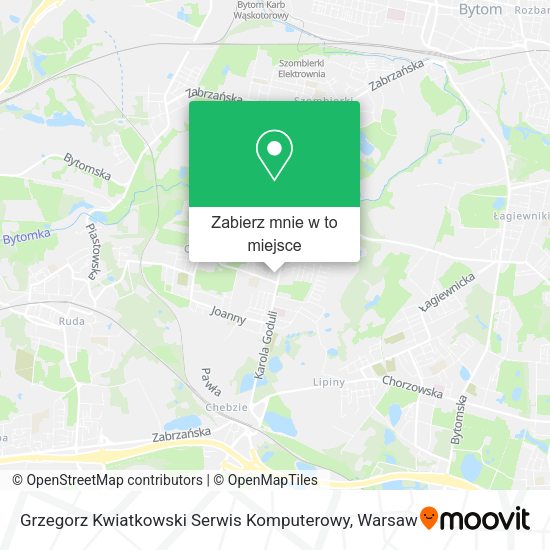 Mapa Grzegorz Kwiatkowski Serwis Komputerowy