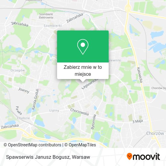 Mapa Spawserwis Janusz Bogusz