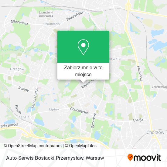 Mapa Auto-Serwis Bosiacki Przemysław