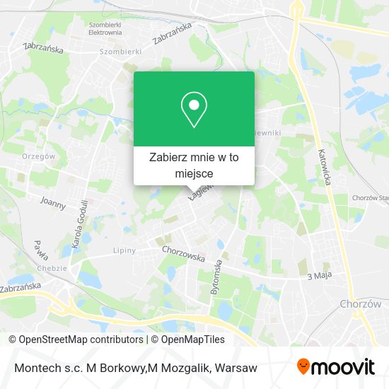 Mapa Montech s.c. M Borkowy,M Mozgalik