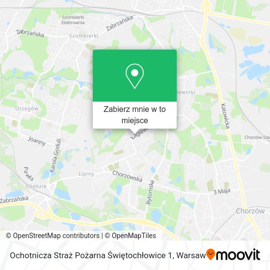 Mapa Ochotnicza Straż Pożarna Świętochłowice 1