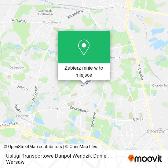 Mapa Uslugi Transportowe Danpol Wendzik Daniel