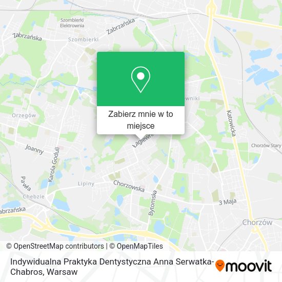 Mapa Indywidualna Praktyka Dentystyczna Anna Serwatka-Chabros