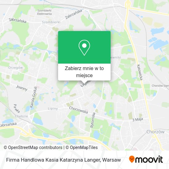 Mapa Firma Handlowa Kasia Katarzyna Langer