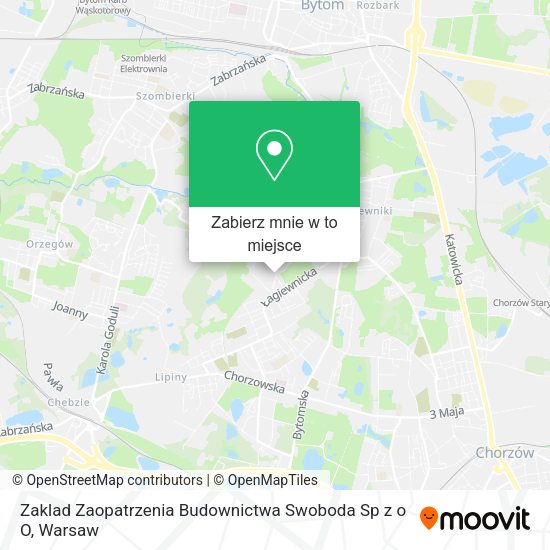 Mapa Zaklad Zaopatrzenia Budownictwa Swoboda Sp z o O