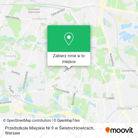 Mapa Przedszkole Miejskie Nr.9 w Świetochlowicach