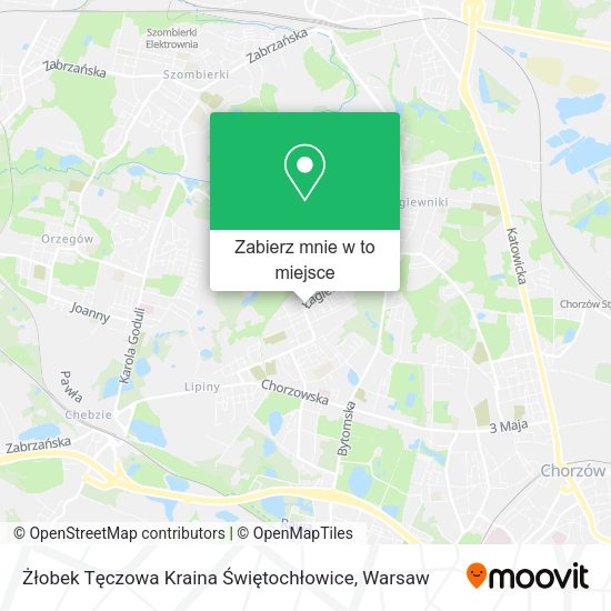 Mapa Żłobek Tęczowa Kraina Świętochłowice