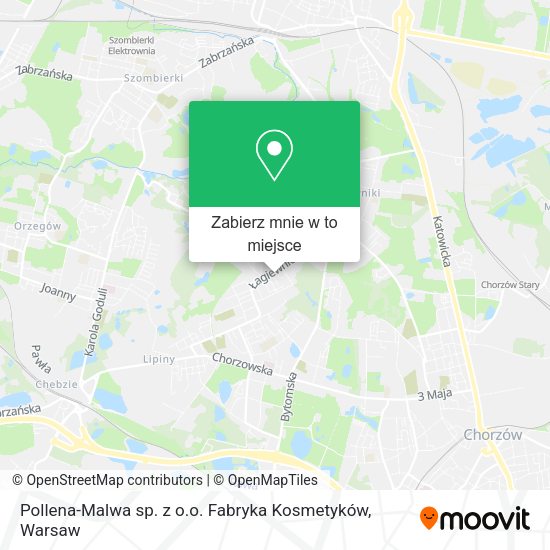 Mapa Pollena-Malwa sp. z o.o. Fabryka Kosmetyków