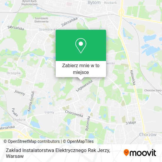 Mapa Zakład Instalatorstwa Elektrycznego Rak Jerzy