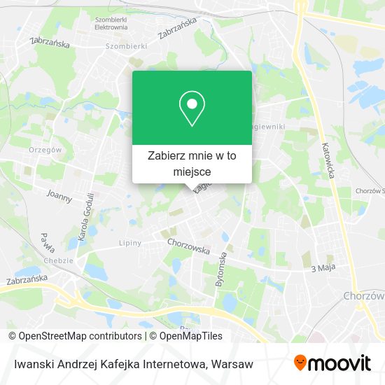 Mapa Iwanski Andrzej Kafejka Internetowa