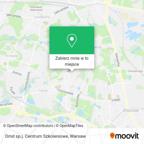 Mapa Dmd sp.j. Centrum Szkoleniowe