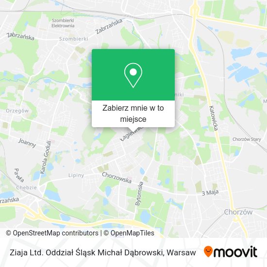 Mapa Ziaja Ltd. Oddział Śląsk Michał Dąbrowski