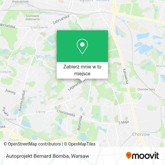 Mapa Autoprojekt Bernard Bomba