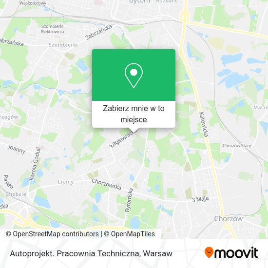 Mapa Autoprojekt. Pracownia Techniczna