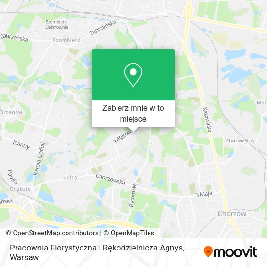 Mapa Pracownia Florystyczna i Rękodzielnicza Agnys