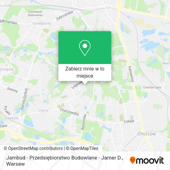 Mapa Jambud - Przedsiębiorstwo Budowlane - Jamer D.