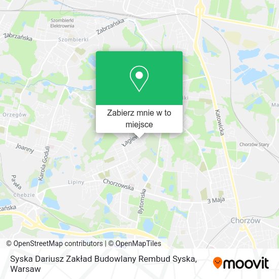 Mapa Syska Dariusz Zakład Budowlany Rembud Syska