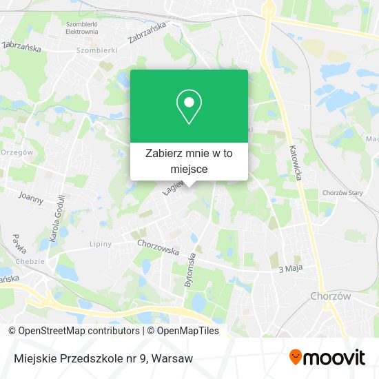 Mapa Miejskie Przedszkole nr 9