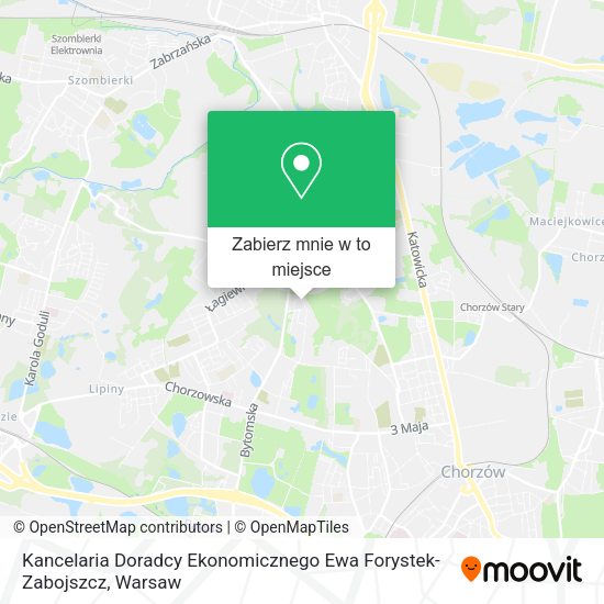 Mapa Kancelaria Doradcy Ekonomicznego Ewa Forystek-Zabojszcz