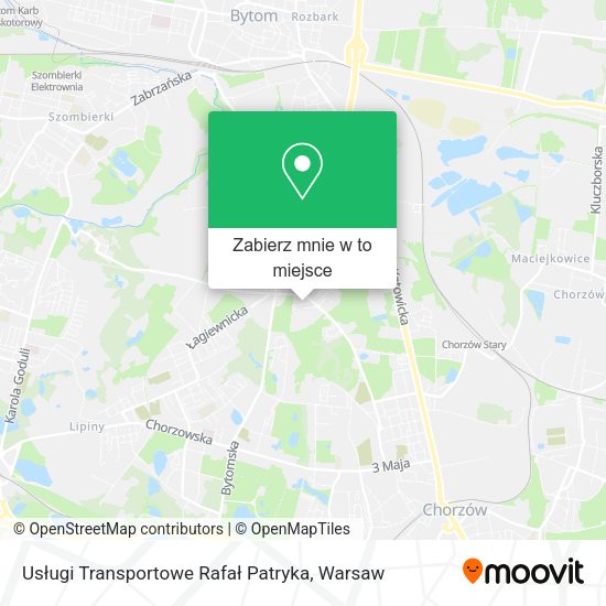 Mapa Usługi Transportowe Rafał Patryka