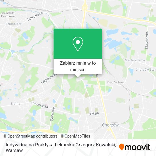 Mapa Indywidualna Praktyka Lekarska Grzegorz Kowalski