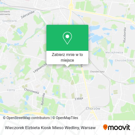 Mapa Wieczorek Elzbieta Kiosk Mieso Wedliny