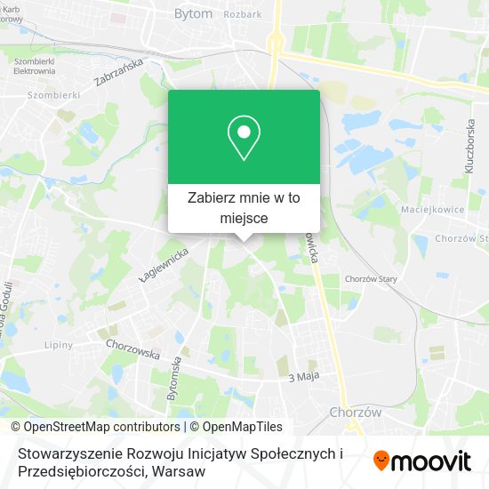 Mapa Stowarzyszenie Rozwoju Inicjatyw Społecznych i Przedsiębiorczości