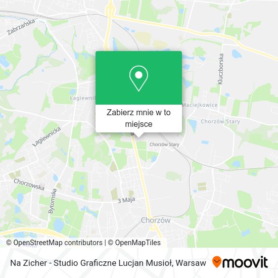 Mapa Na Zicher - Studio Graficzne Lucjan Musioł