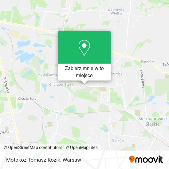 Mapa Motokoz Tomasz Kozik