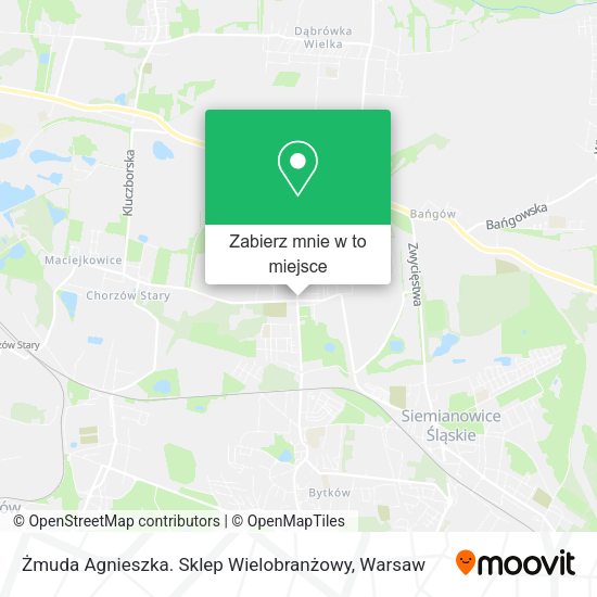 Mapa Żmuda Agnieszka. Sklep Wielobranżowy