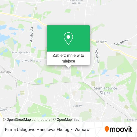 Mapa Firma Uslugowo Handlowa Ekologik