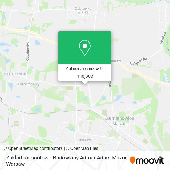 Mapa Zakład Remontowo-Budowlany Admar Adam Mazur