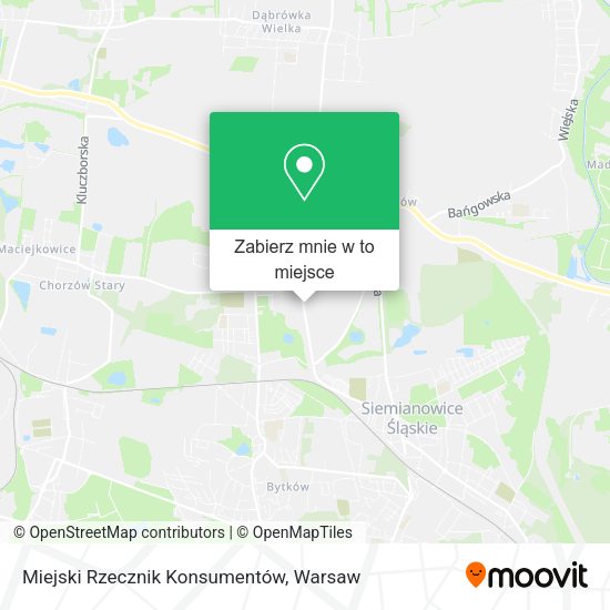 Mapa Miejski Rzecznik Konsumentów