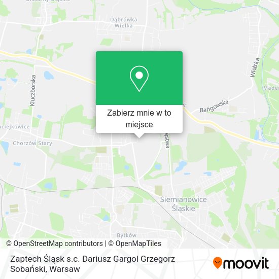 Mapa Zaptech Śląsk s.c. Dariusz Gargol Grzegorz Sobański