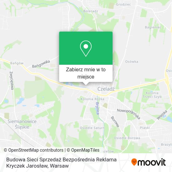 Mapa Budowa Sieci Sprzedaż Bezpośrednia Reklama Kryczek Jarosław