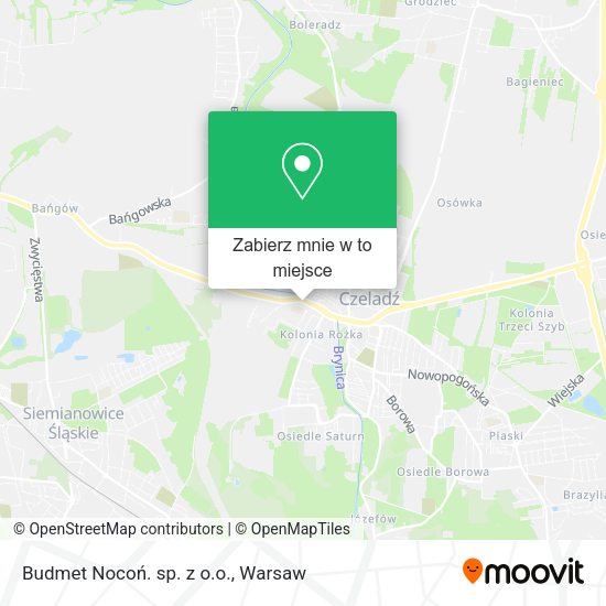 Mapa Budmet Nocoń. sp. z o.o.