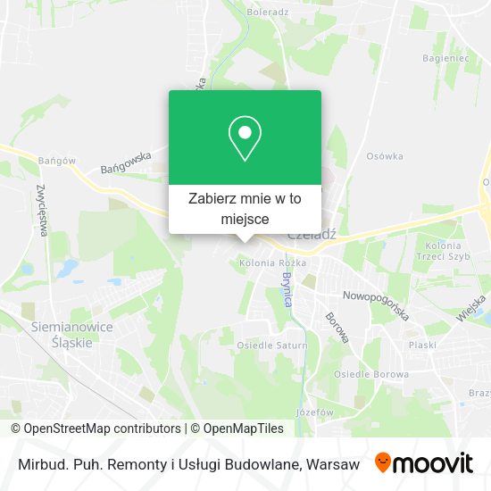 Mapa Mirbud. Puh. Remonty i Usługi Budowlane