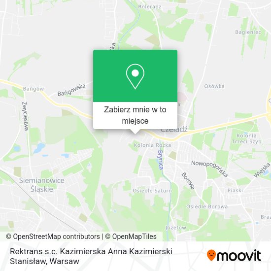 Mapa Rektrans s.c. Kazimierska Anna Kazimierski Stanisław