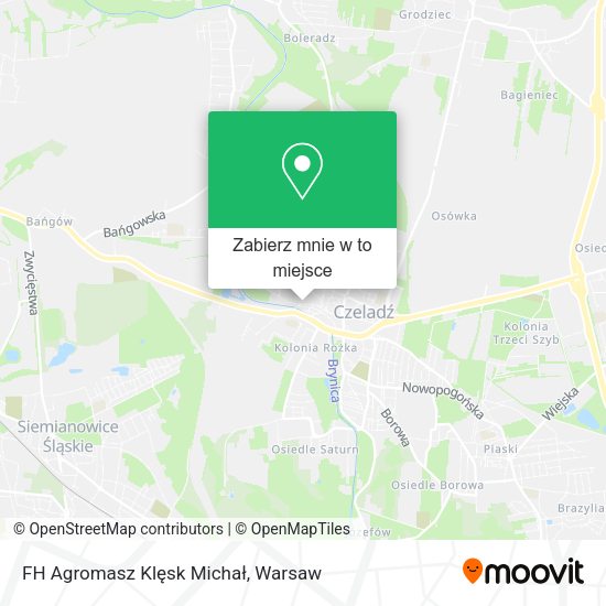 Mapa FH Agromasz Klęsk Michał