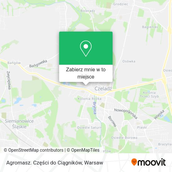 Mapa Agromasz. Części do Ciągników