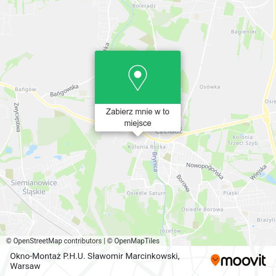 Mapa Okno-Montaż P.H.U. Sławomir Marcinkowski