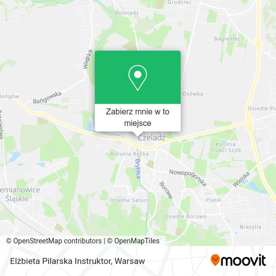 Mapa Elżbieta Pilarska Instruktor