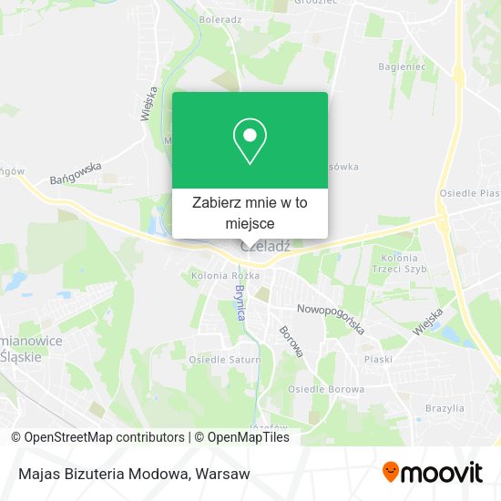 Mapa Majas Bizuteria Modowa