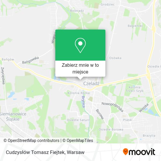 Mapa Cudzysłów Tomasz Fiejtek