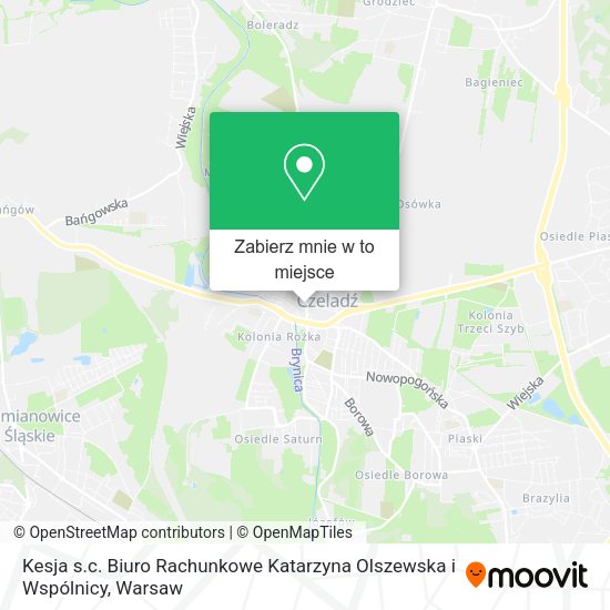 Mapa Kesja s.c. Biuro Rachunkowe Katarzyna Olszewska i Wspólnicy