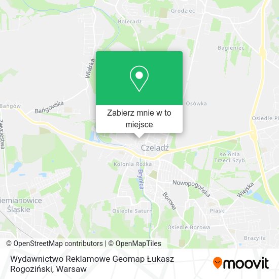 Mapa Wydawnictwo Reklamowe Geomap Łukasz Rogoziński